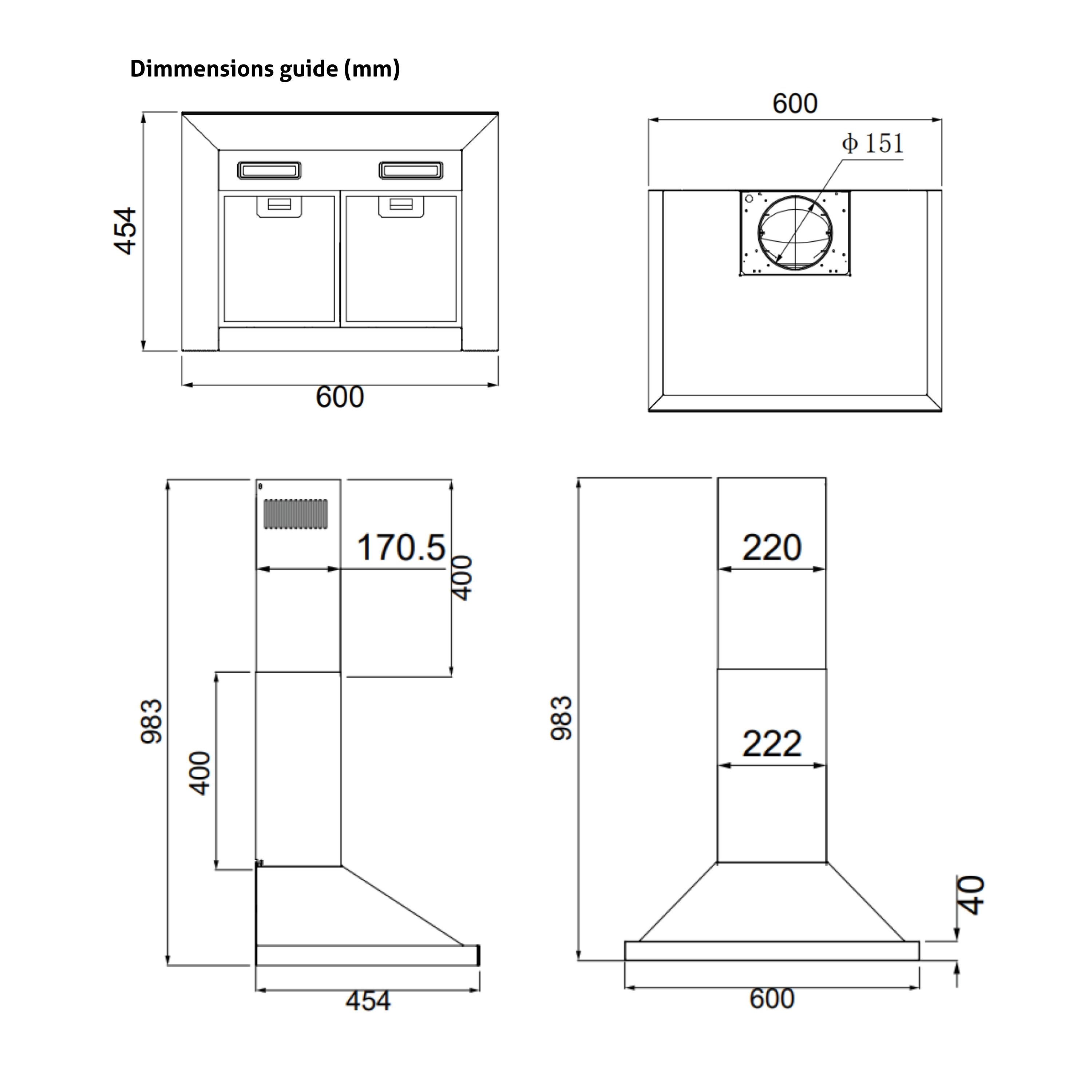 Dimensions guide